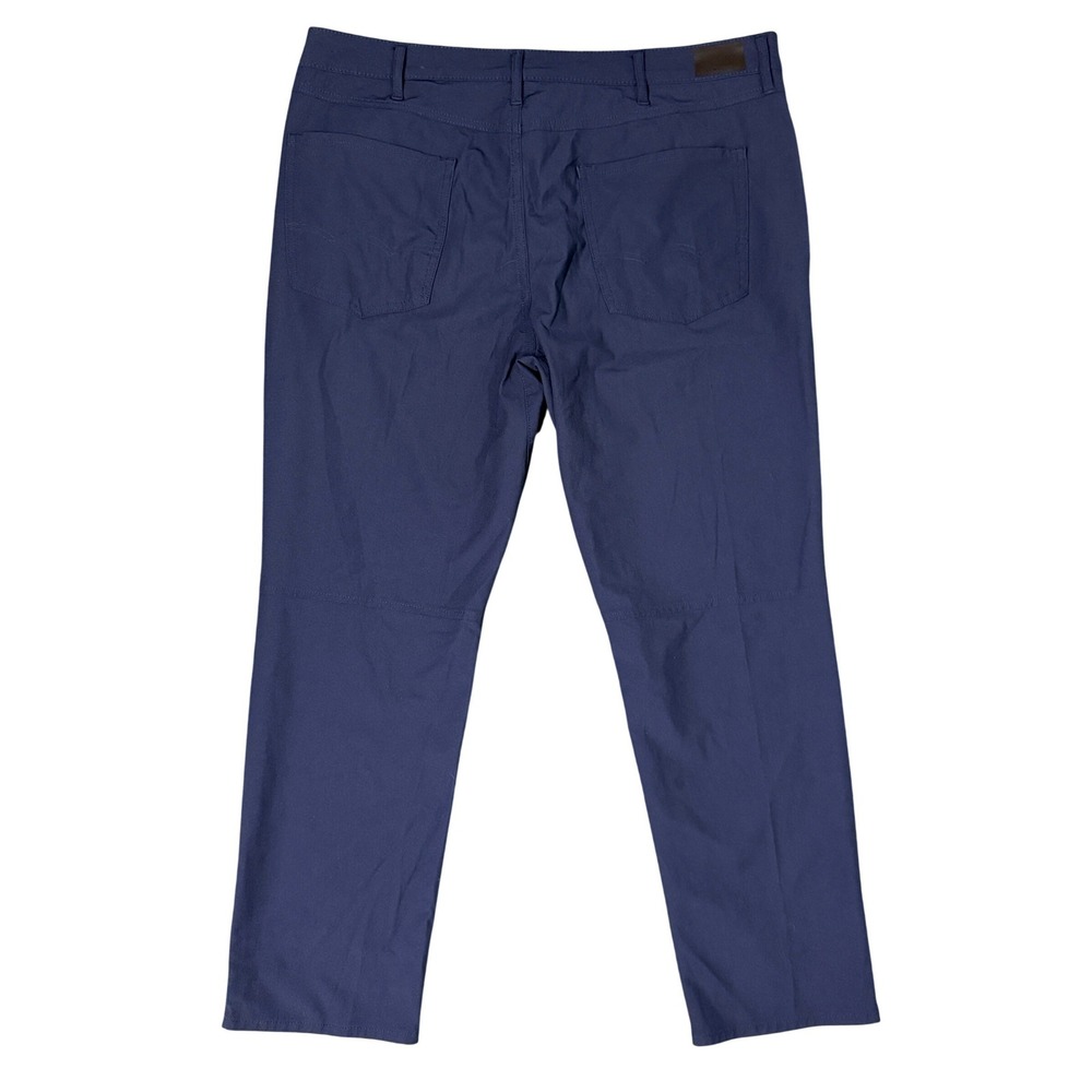 American Eagle Active‎ Flex Mens 38x30 Navy Blue Golf Pants Polyester Stretch - Picture 2 of 9